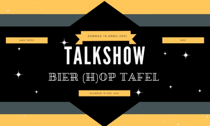 Bier hop tafel via Zoom